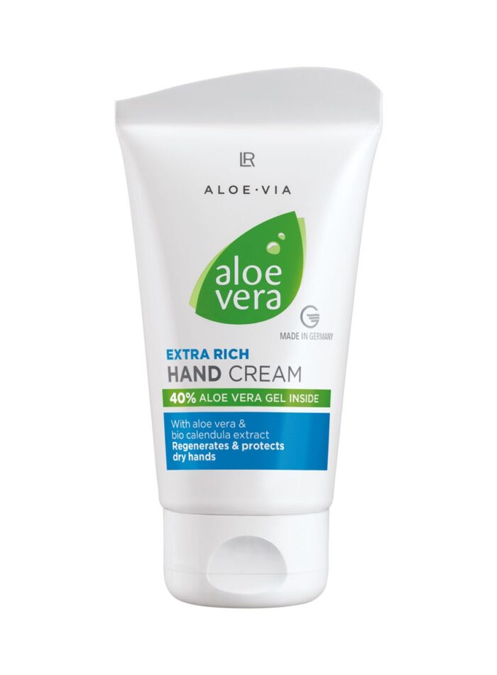 Crema de manos extra nutritiva con aloe vera y caléndula