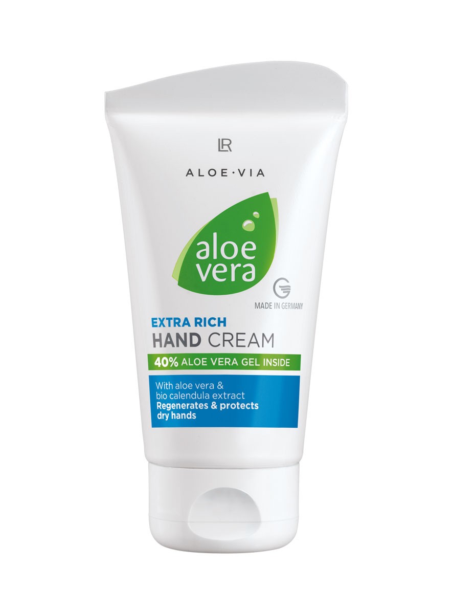 Crema de manos extra nutritiva con aloe vera y caléndula