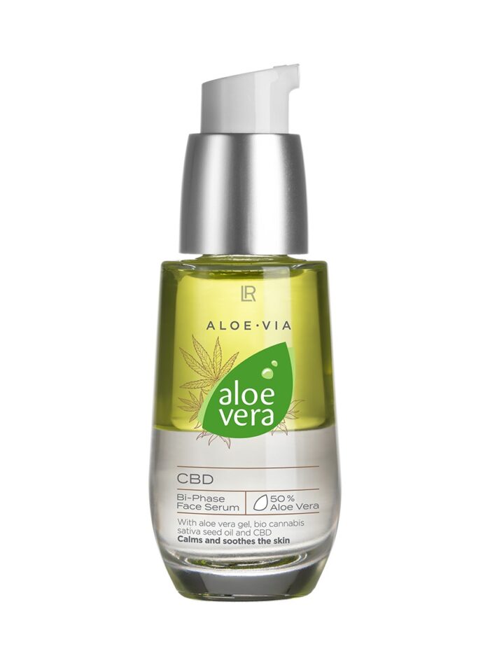 Serum facial bifásico CBD aloe vera